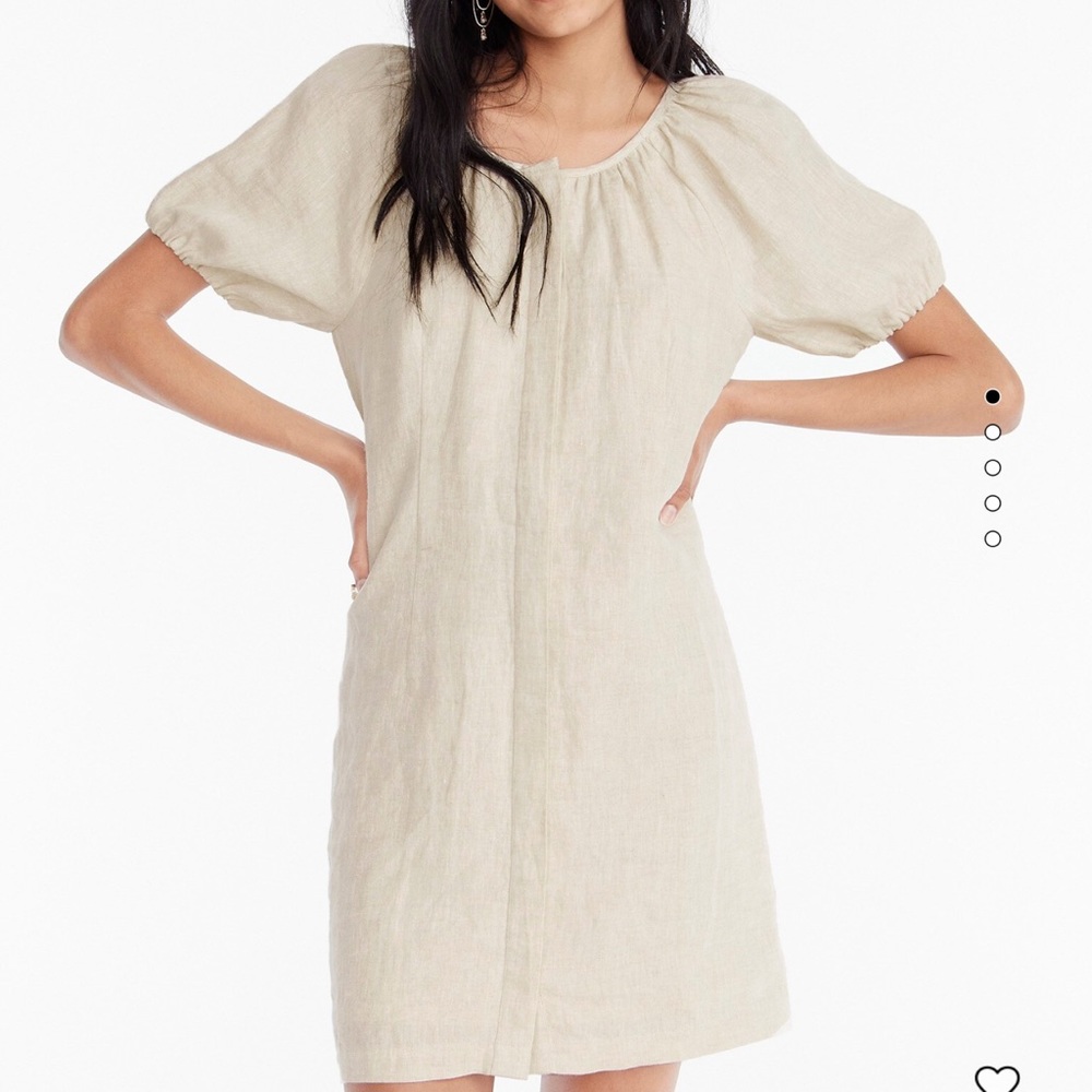 J.Crew V-back‎ linen Dress